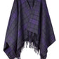 Orkney Heather Tartan Serape - Aurora Orkney Jewellery