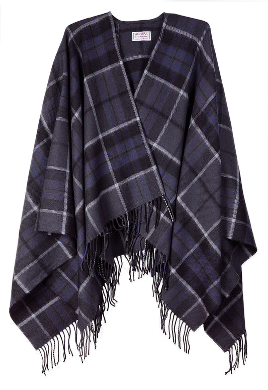 Slate Tartan Serape - Aurora Orkney Jewellery