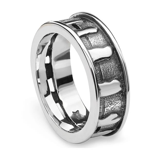 Ring of Brodgar Silver Wide – Aurora Orkney Jewellery